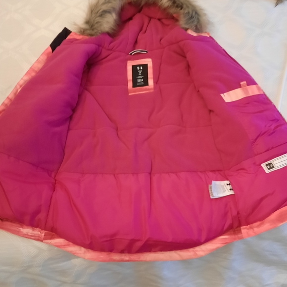 NWT Under Armor girls size S(8) Cold Gear Snow Jacket - Picture 8 of 11